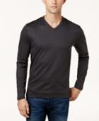 Calvin Klein Men's Solid V-neck Shirt