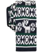 Bar Iii Men's Reindeer Knit Slim Tie, Only At Macy's