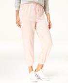American Rag Juniors' Satin Cropped Joggers, Created For Macy's