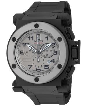 Invicta Men's Swiss Chronograph Coalition Forces Black Ion-plated Stainless Steel Bracelet Watch 51mm 14515 - Jason Taylor Limited Edition