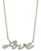 Diamond Love Pendant Necklace In (1/6 Ct. T.w.)