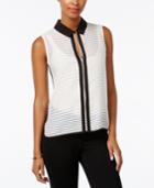 Tommy Hilfiger Contrast-trim Illusion Top