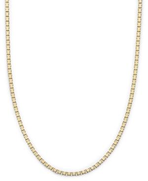 "giani Bernini 24k Gold Over Sterling Silver Necklace, 18"" Box Chain"