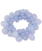 Haskell Periwinkle Faceted Shaky Bead Stretch Bracelet