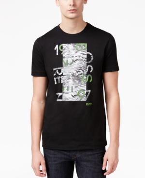 Hguo Boss Green Men's Graphic-print T-shirt