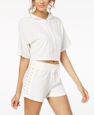 Material Girl Juniors' Hooded Crop Top, Created For Macy's