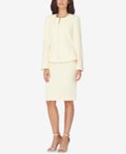 Tahari Asl Petite Zip-up Skirt Suit