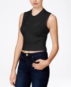 Rachel Rachel Roy Open-stitch Cropped Sweater Top
