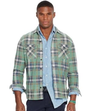 Polo Ralph Lauren Plaid Knit Workshirt