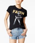 Ntd Juniors' Cotton George Michael Faith Graphic T-shirt