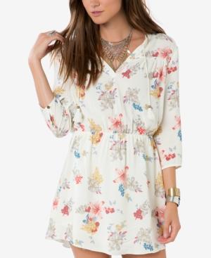 O'neill Juniors' Lynn Floral-print Shift Dress