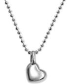 Alex Woo Heart 16 Pendant Necklace In Sterling Silver