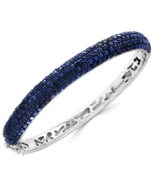 Effy Balissima Sapphire Pave Bangle Bracelet (10 Ct. T.w.) In Sterling Silver