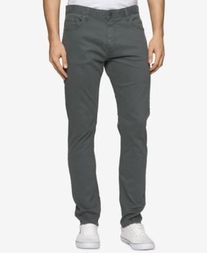 Calvin Klein Men's Slim Straight Sateen Pants
