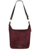 Vera Bradley Carson Quilted Velvet Medium Hobo Bag