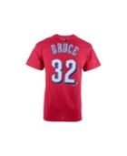 Majestic Men's Jay Bruce Cincinnati Reds Official Player T-shirt