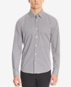 Boss Men's Regular/classic-fit Geo-print Stretch Poplin Shirt