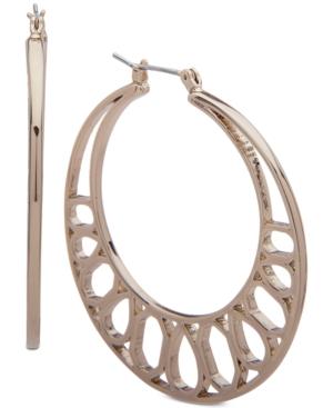Ivanka Trump Gold-tone Openwork Hoop Earrings