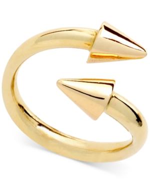 Arrow Bypass Ring In 14k Gold
