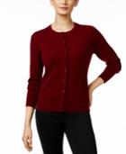Charter Club Cashmere Crew-neck Cardigan, Only At Macy's