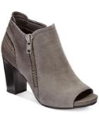 White Mountain Daytona Peep-toe Booties Women's Shoes
