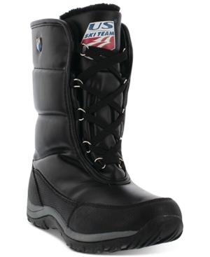 Khombu Women's Ski Team Lace-up Cold-weather Boots Women's Shoes