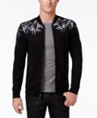Inc International Concepts Men's Zip-front Embroidered Bomber Jacket, Only At Macy's