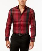 Alfani Long-sleeve Plaid Shirt, Created For Macy's