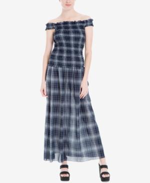 Max Studio London Off-the-shoulder Maxi Dress