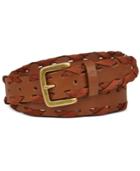 Inc International Concepts Mixed Media Whipstitch Pants Belt, Only At Macy's