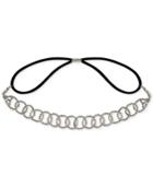 Say Yes To The Prom Silver-tone Crystal Link Headband