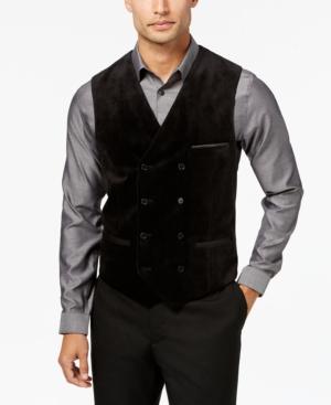 Inc International Concepts Men's Slim-fit Velvet Vest, Created For Macy's