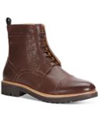 Calvin Klein Jeans Tristram Cap Toe Lace-up Boots Men's Shoes