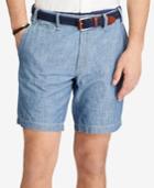 Polo Ralph Lauren Men's Straight Cotton Chambray Shorts