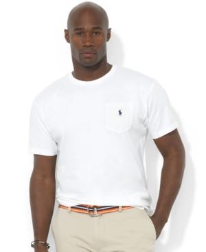 Polo Ralph Lauren Men's Big And Tall Pocket T Shirt