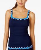 Profile By Gottex Ruffle-trim Tankini Top Women's Swimsuit