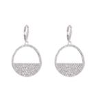 Nina Cut-out Disk Pave Earrings