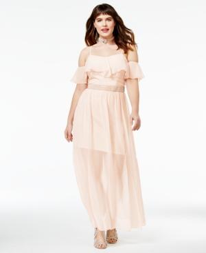Speechless Trendy Plus Size Embellished Gown