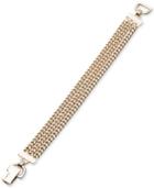 Dkny Gold-tone Multi-row Chain Bracelet, Created For Macy's