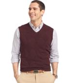 Van Heusen Big And Tall Solid Argyle Vest
