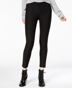 Maison Jules Polka-dot Pull-on Skinny Pants, Created For Macy's