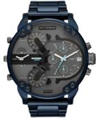 Diesel Men's Chronograph Mr. Daddy 2.0 Blue Stainless Steel Bracelet Watch 57mm