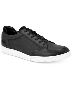 Calvin Klein Men's Balin Embossed Leather Sneakers Men's Shoes