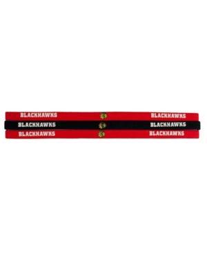 Little Earth Chicago Blackhawks 3-pack Elastic Headbands