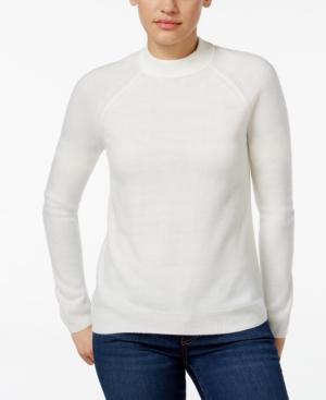 Karen Scott Luxsoft Mock-neck Sweater, Only At Macy's