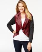 Style & Co. Petite Multi-knit Circle Cardigan, Only At Macy's