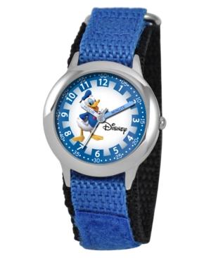 Disney Watch, Kid's Donald Duck Time Teacher Blue Velcro Strap 30mm W000149