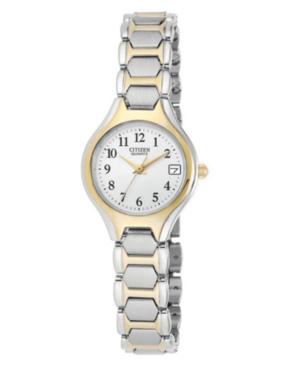 Citizen Watch, Women's Two Tone Stainless Steel Bracelet 23mm Eu2254-51a