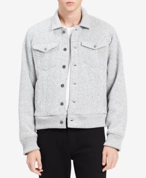 Calvin Klein Jeans Men's Bonded Fleece Trucker Jacket