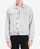 Calvin Klein Jeans Men's Bonded Fleece Trucker Jacket